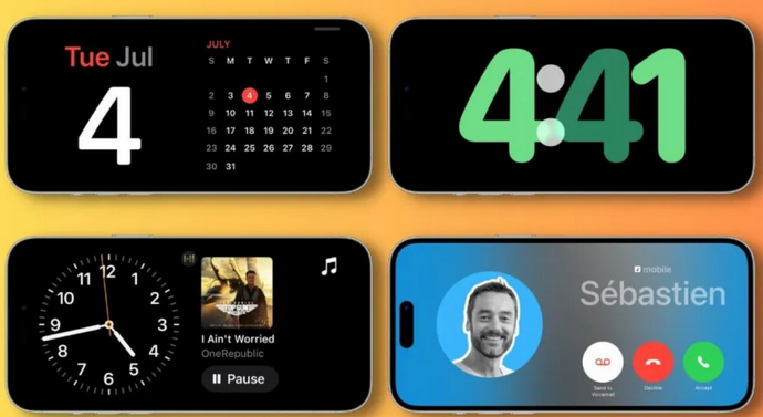 黔江苹果手机维修分享iOS17横屏充电待机显示有什么好处 