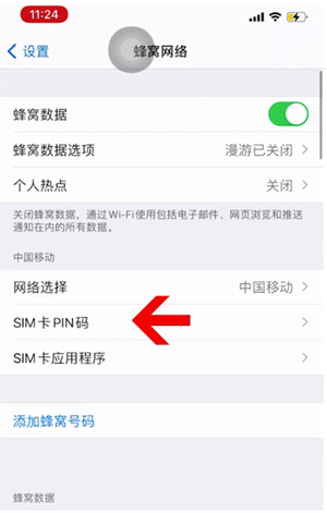 黔江苹果14维修网分享如何给iPhone14的SIM卡设置密码 