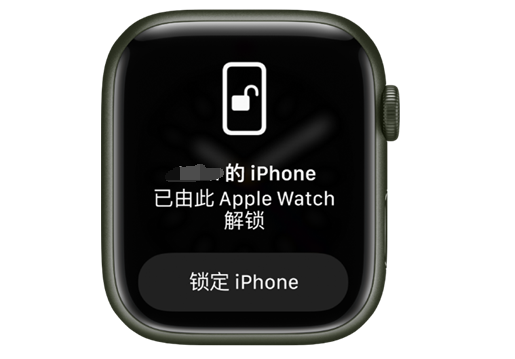 黔江苹果手机维修分享用 AppleWatch 解锁配备面容 ID 的 iPhone方法 