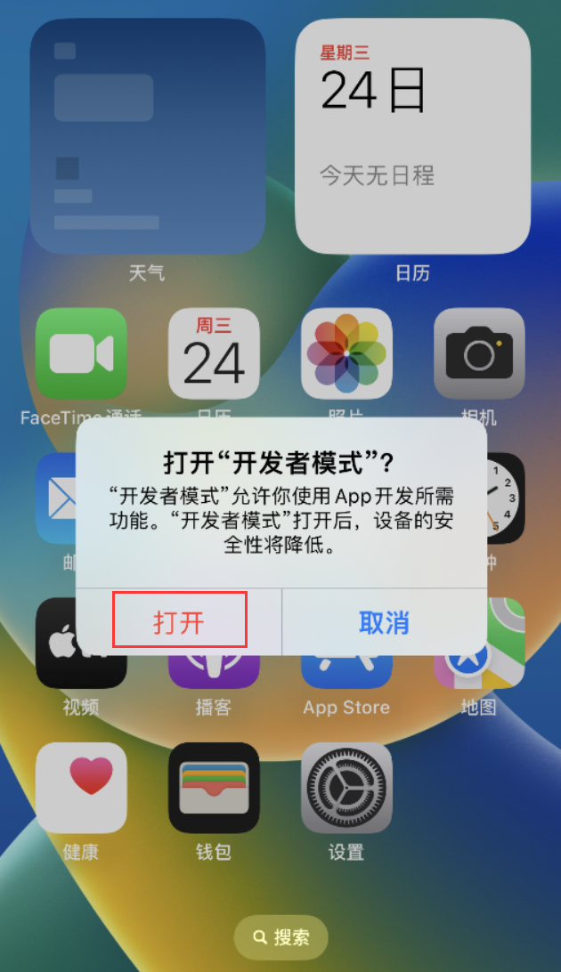 黔江苹果手机维修分享如何打开开发者模式 