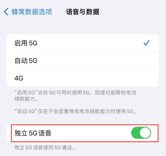 黔江苹果14维修分享iPhone 14 Pro如何开启VoNR 