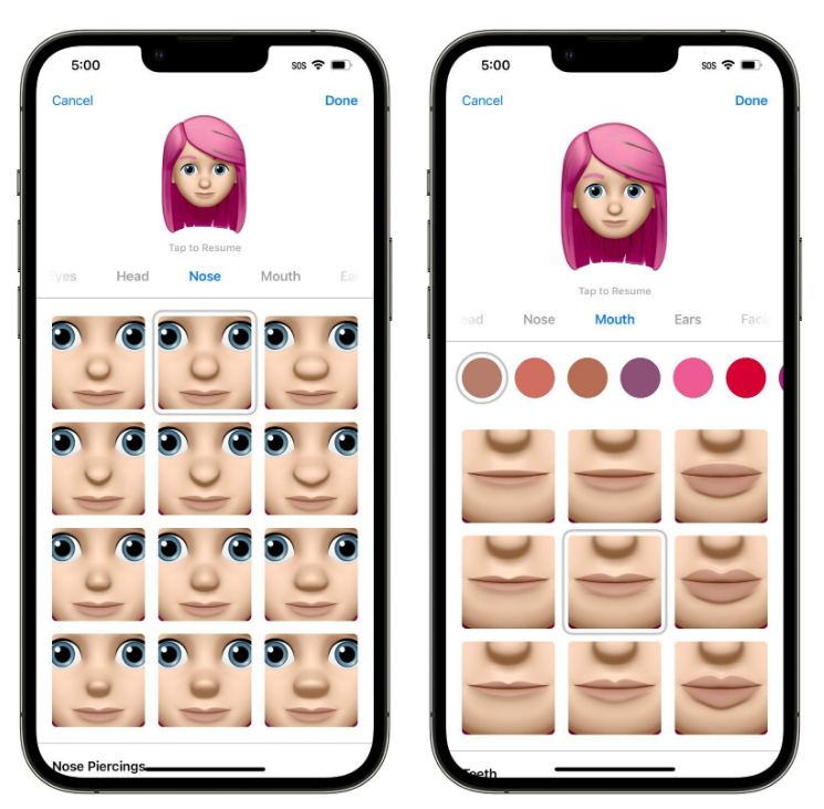 黔江苹果手机维修分享​iOS 16中的拟我表情有了哪些变化和升级 